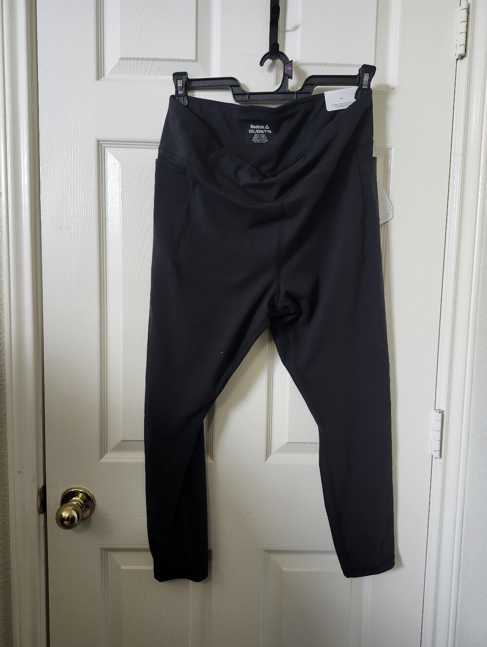 Reebok Black High-Waist Active Leggings 7/8 Xxl